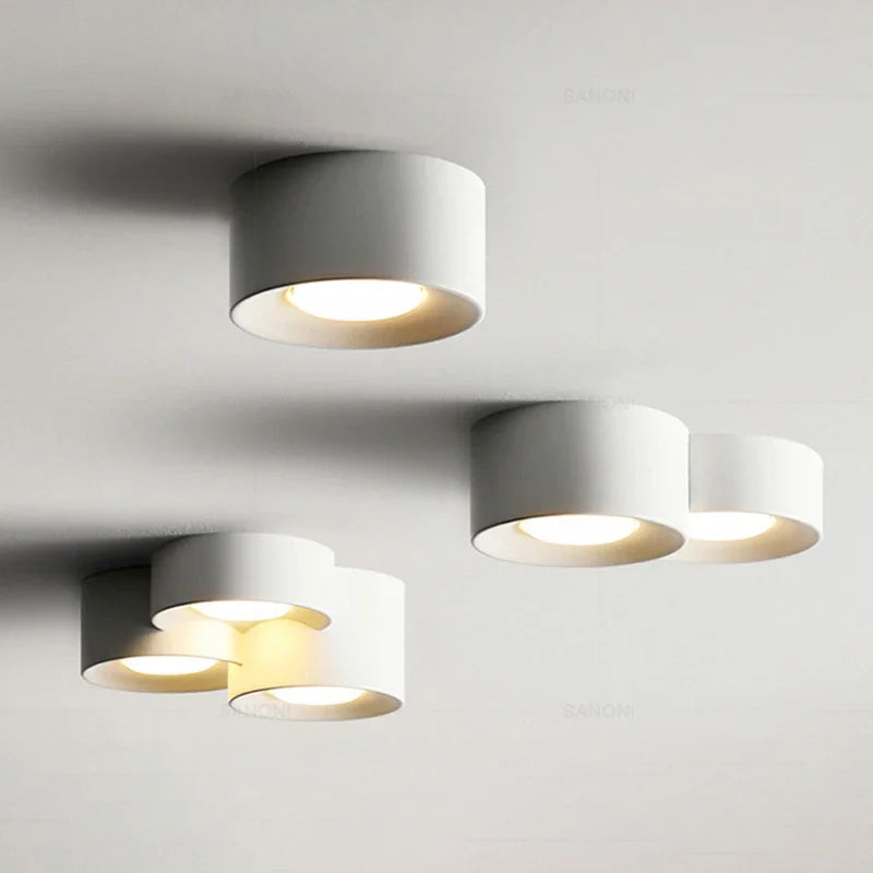 Modern LED Ceiling Lamp – Nordic Cylinder Spotlight Indoor Lighting