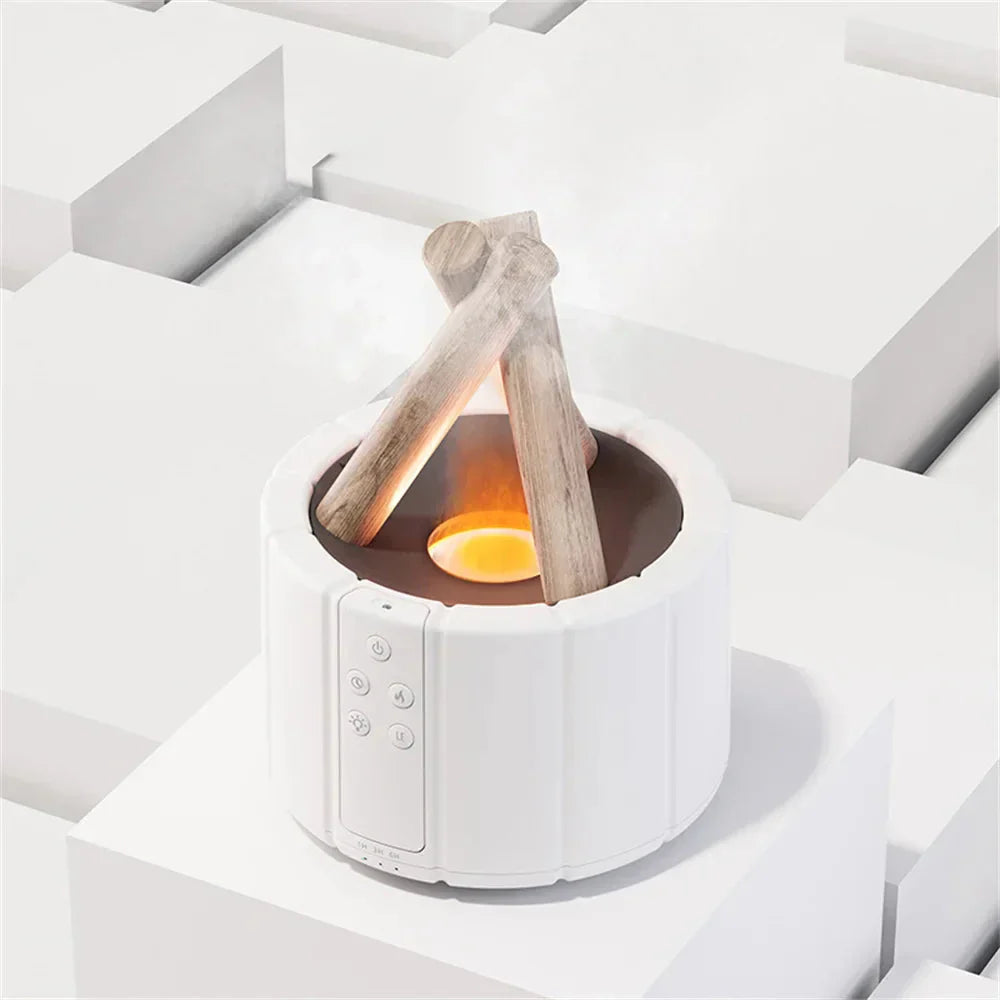 Ambient Flame Humidifier Table Lamp