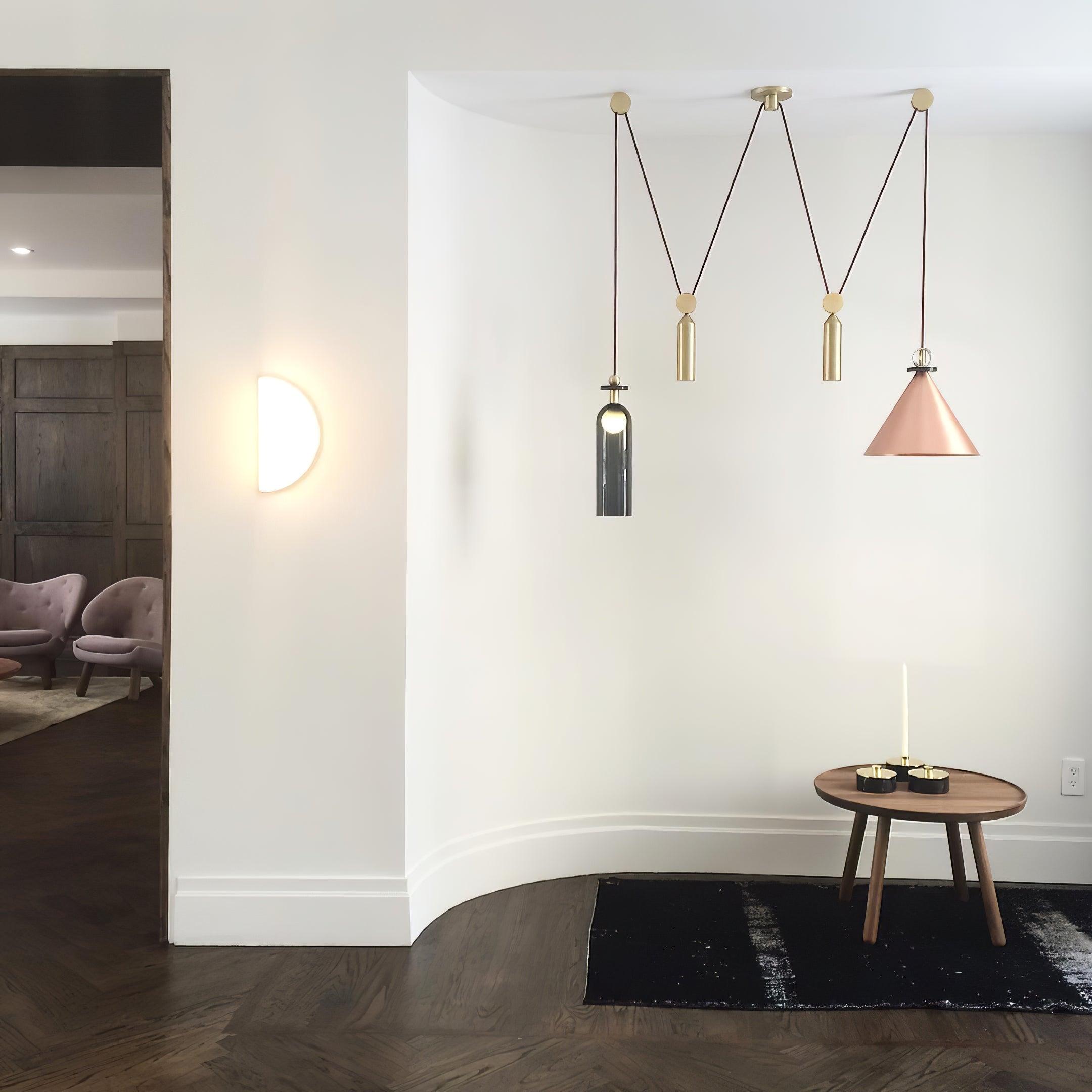 Multi-Shape Hanging Pendant Lamp – Adjustable Hanging Light