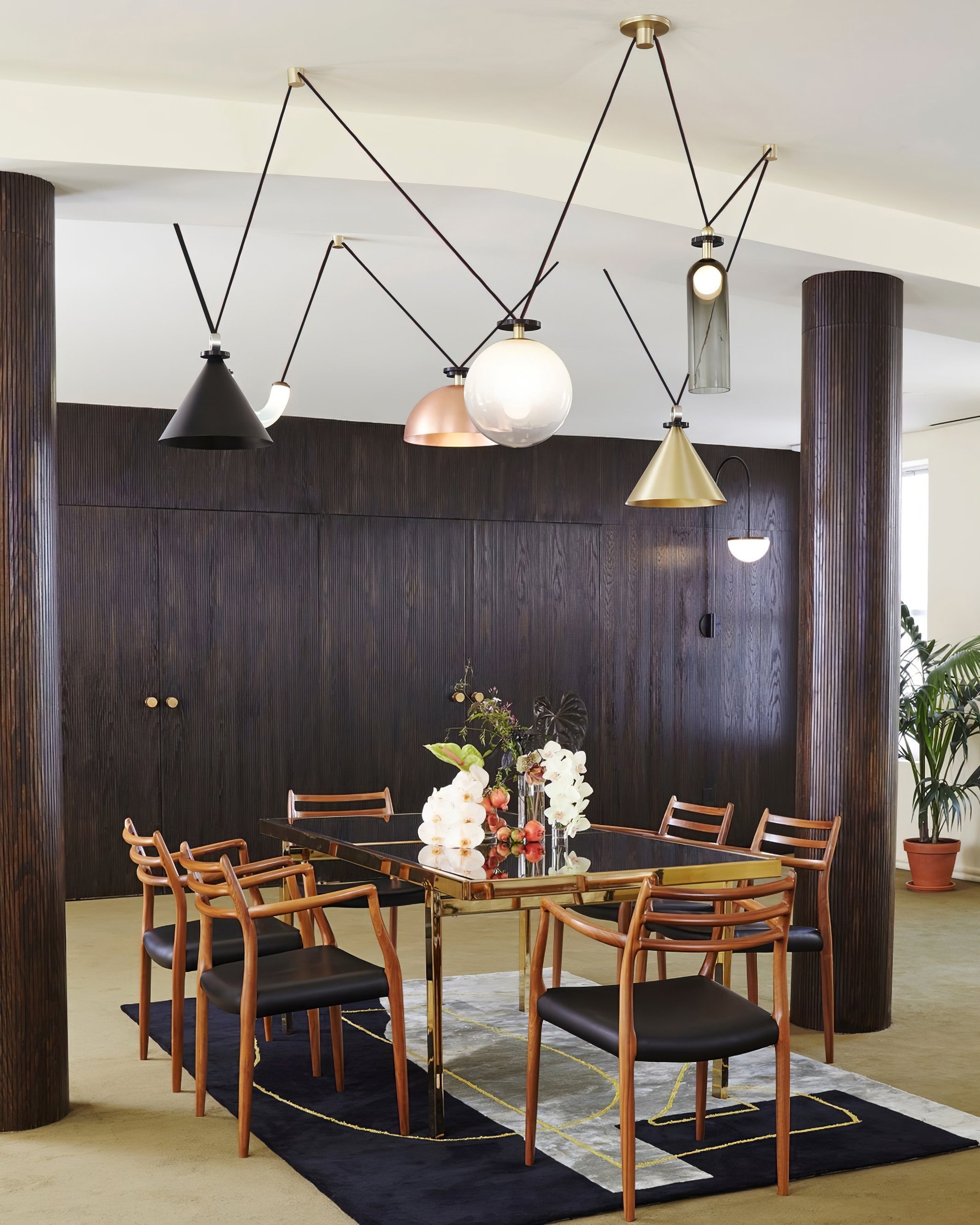 Multi-Shape Hanging Pendant Lamp – Adjustable Hanging Light