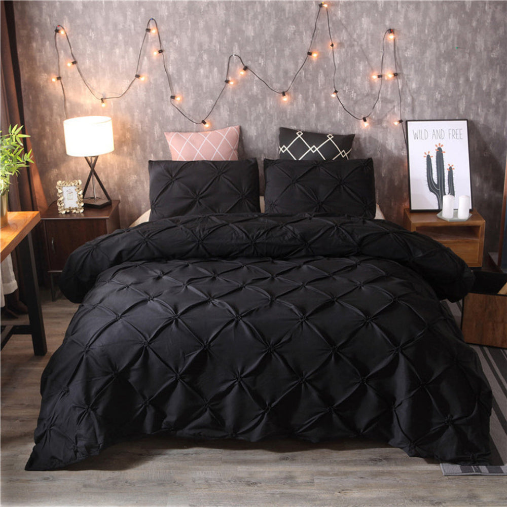 Microfiber Refined Design Bedding Set