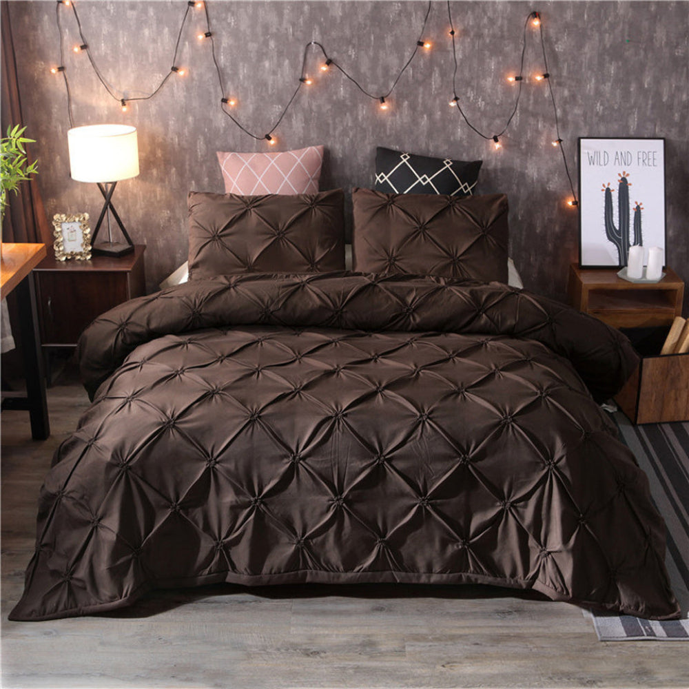 Microfiber Refined Design Bedding Set