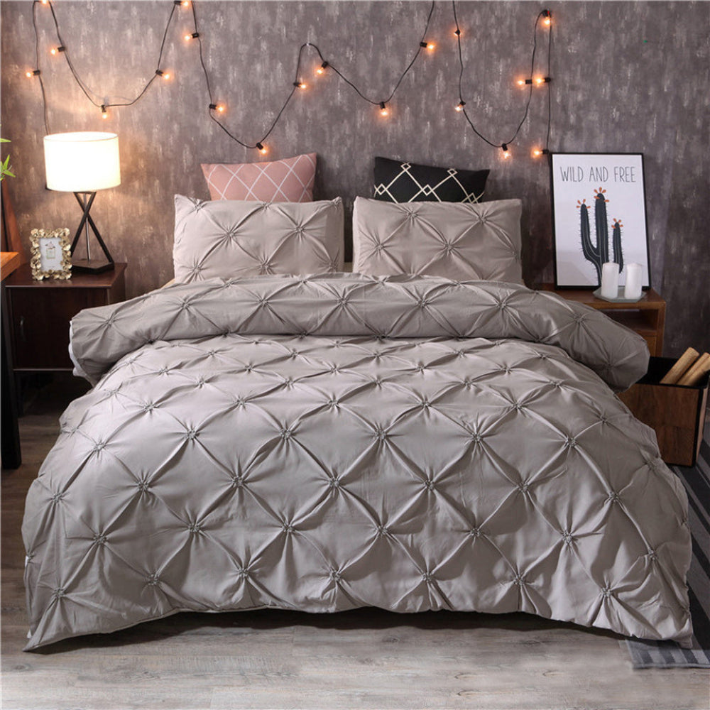 Microfiber Refined Design Bedding Set