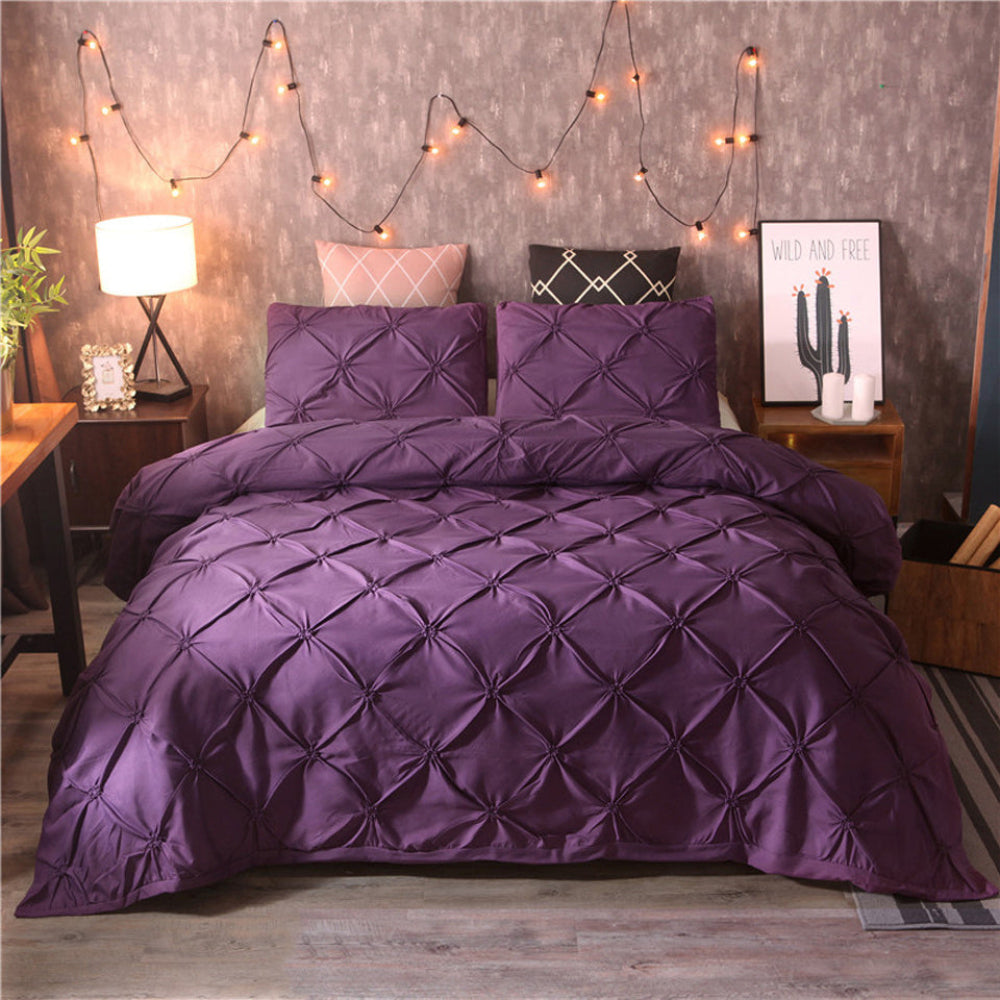 Microfiber Refined Design Bedding Set