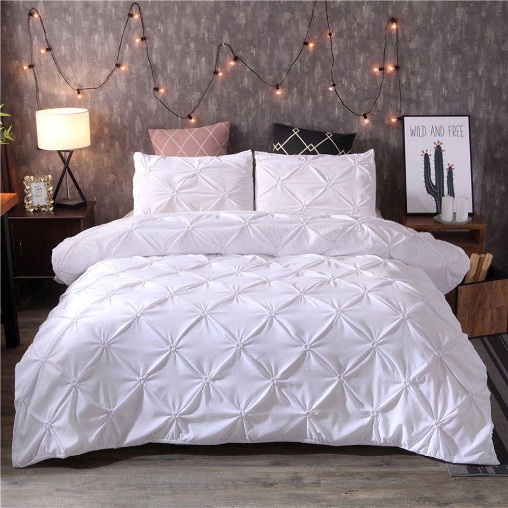 Microfiber Refined Design Bedding Set