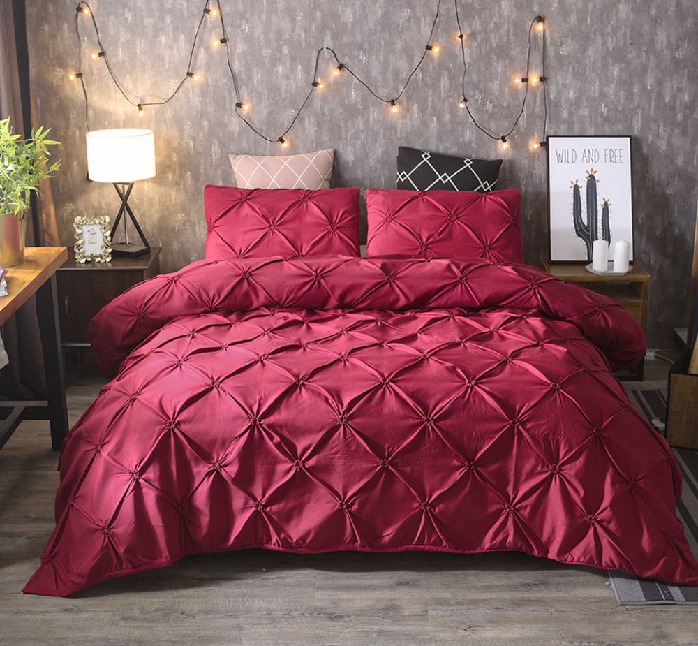 Microfiber Refined Design Bedding Set