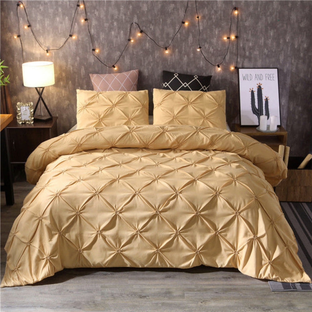 Microfiber Refined Design Bedding Set