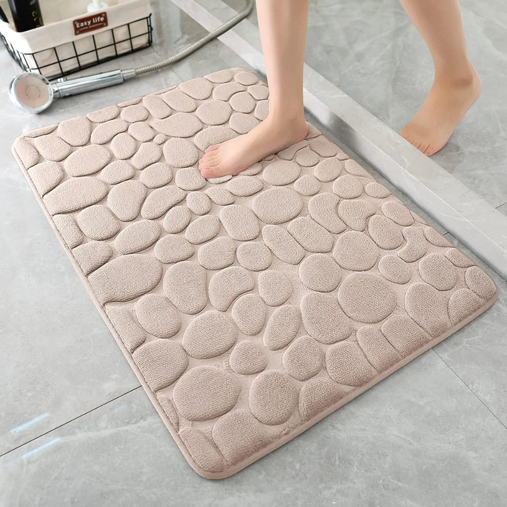 Water-Absorbing Shower Mat with Non-Slip Base