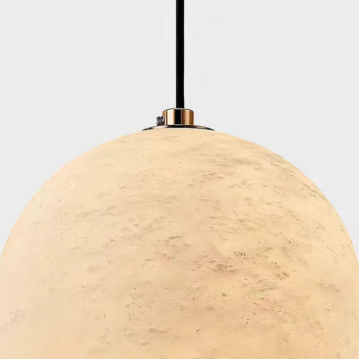 Marble Finish Globe Pendant Light | Nordic-Inspired Ceiling Lamp