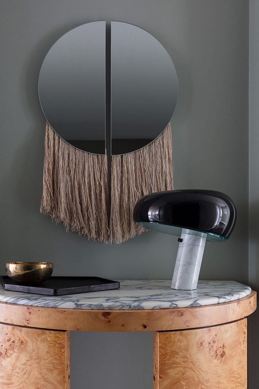 Modern Marble Table Lamp – Dimmable Lighting