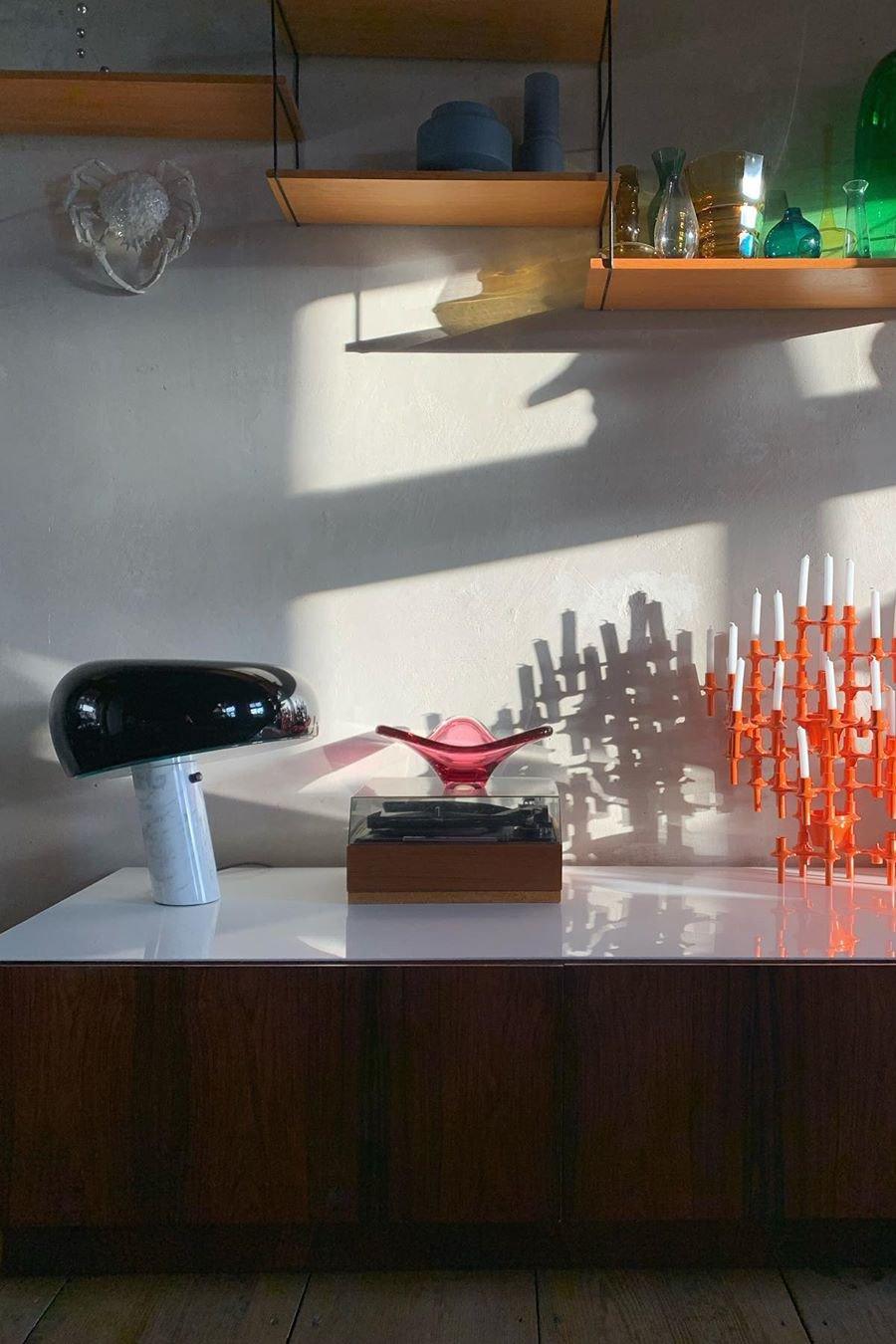 Modern Marble Table Lamp – Dimmable Lighting