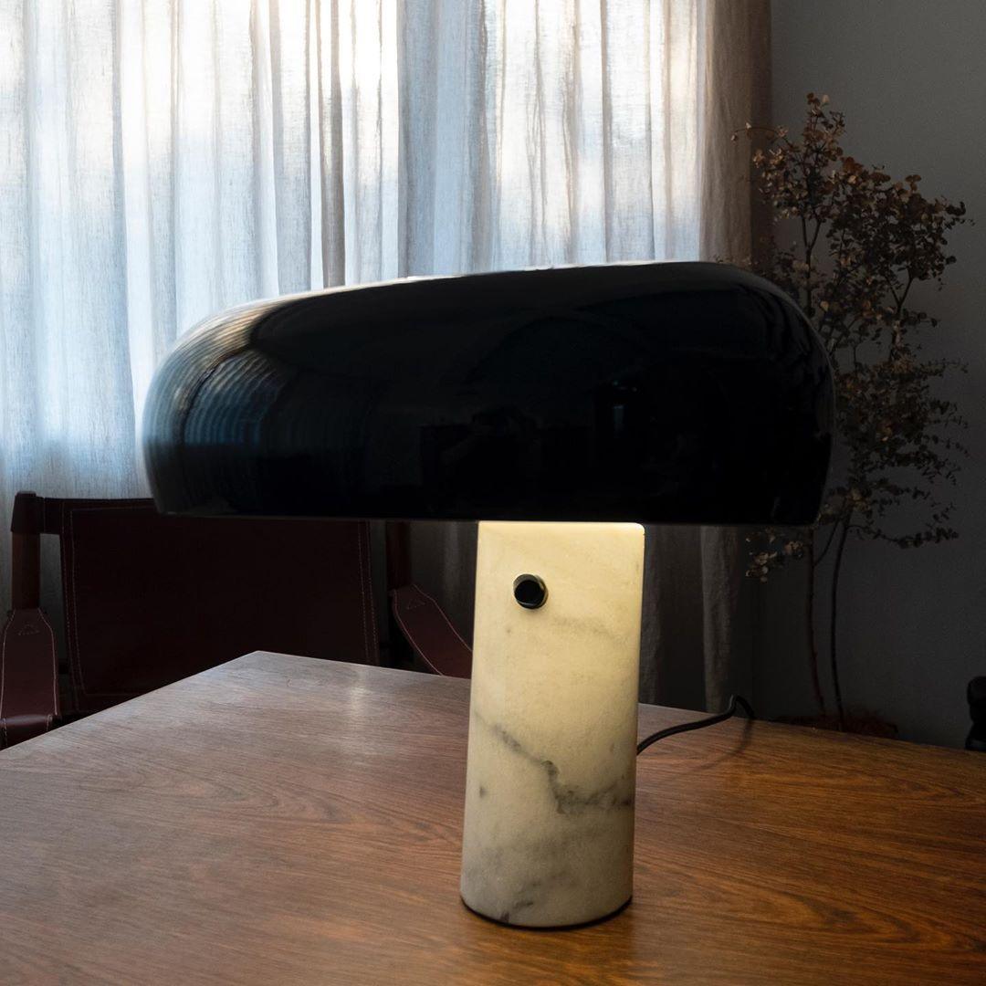 Modern Marble Table Lamp – Dimmable Lighting