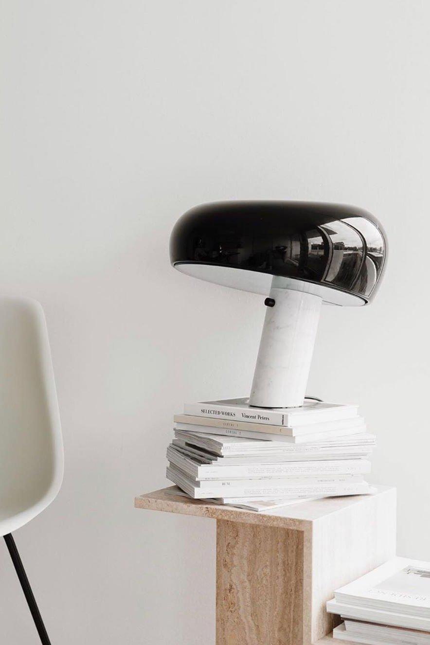 Modern Marble Table Lamp – Dimmable Lighting