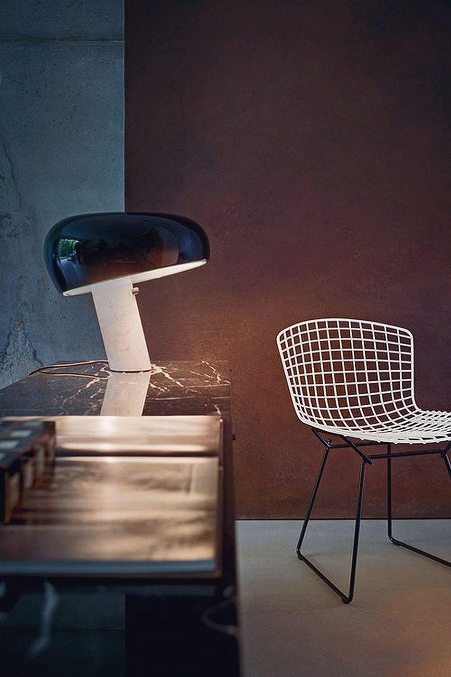 Modern Marble Table Lamp – Dimmable Lighting