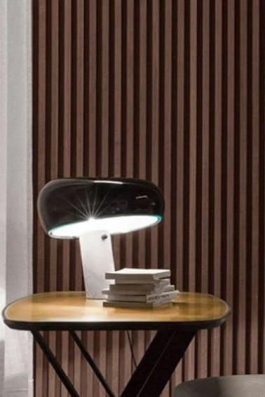 Modern Marble Table Lamp – Dimmable Lighting