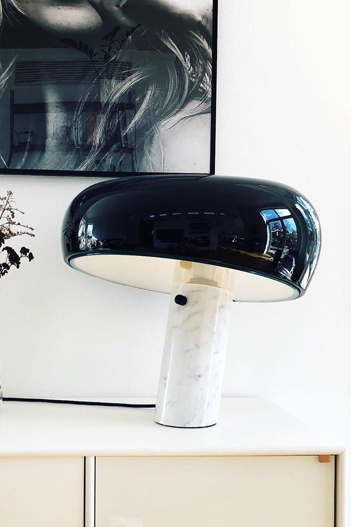 Modern Marble Table Lamp – Dimmable Lighting