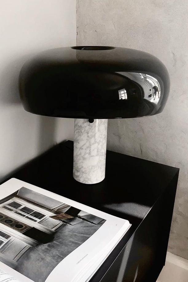 Modern Marble Table Lamp – Dimmable Lighting