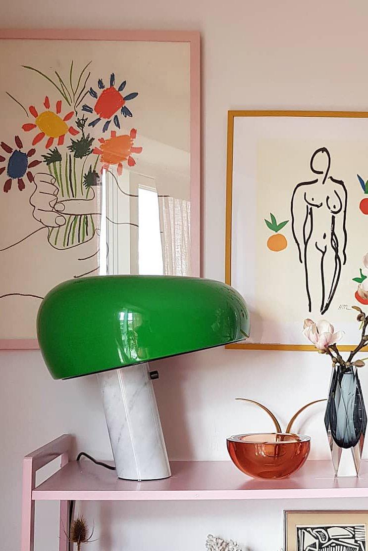 Modern Marble Table Lamp – Dimmable Lighting