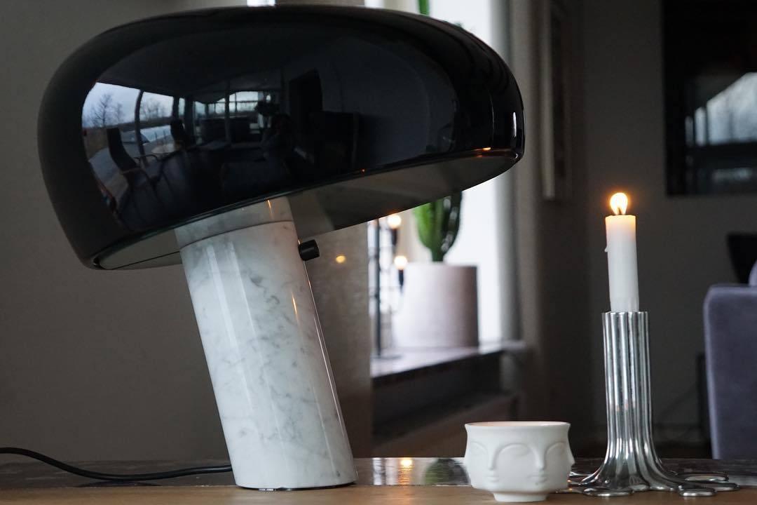 Modern Marble Table Lamp – Dimmable Lighting
