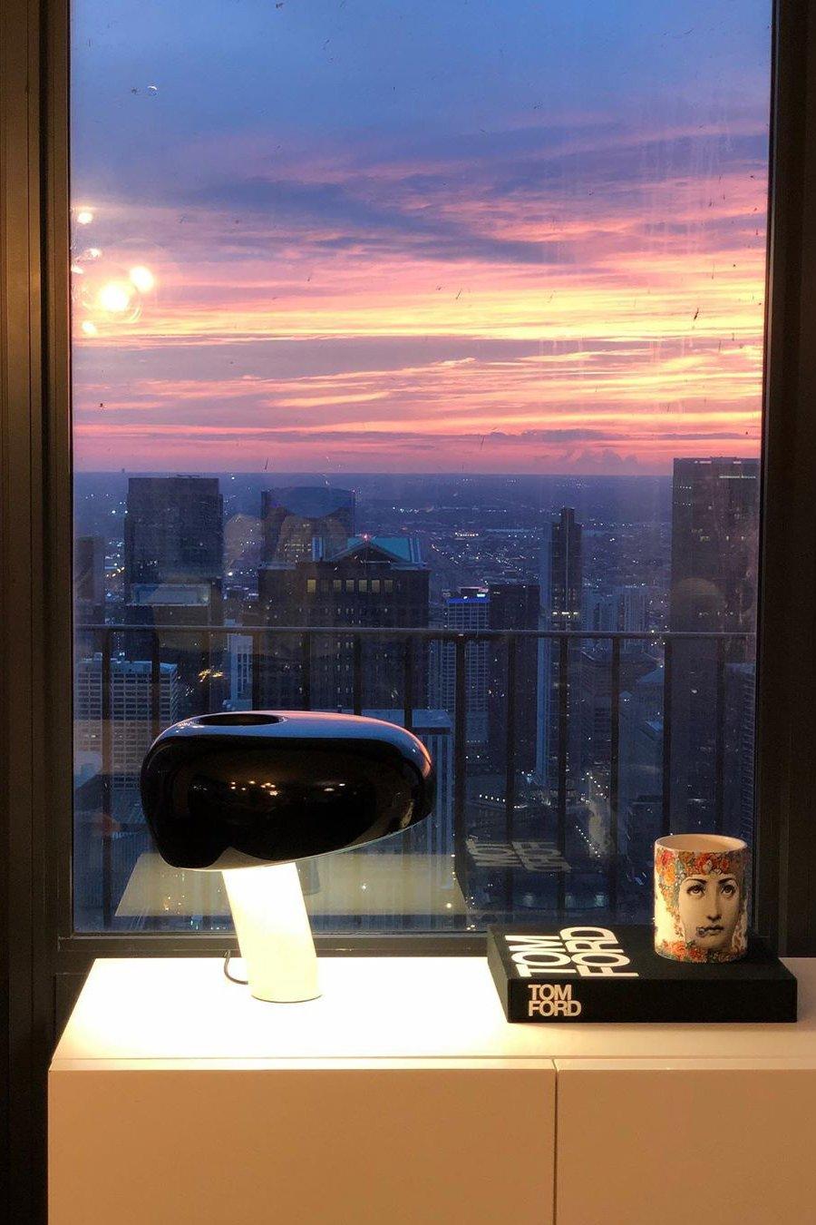 Modern Marble Table Lamp – Dimmable Lighting