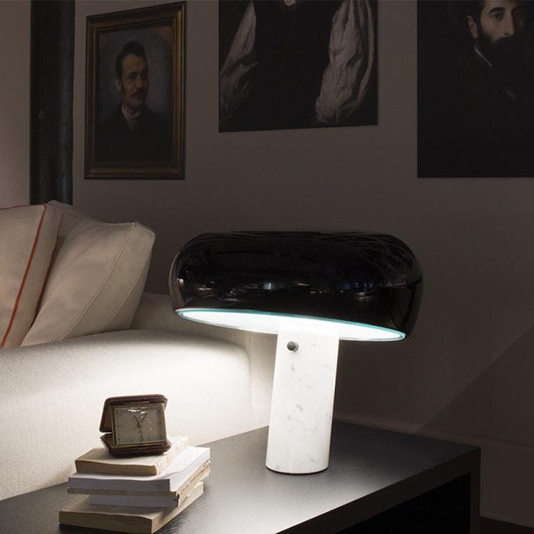 Modern Marble Table Lamp – Dimmable Lighting