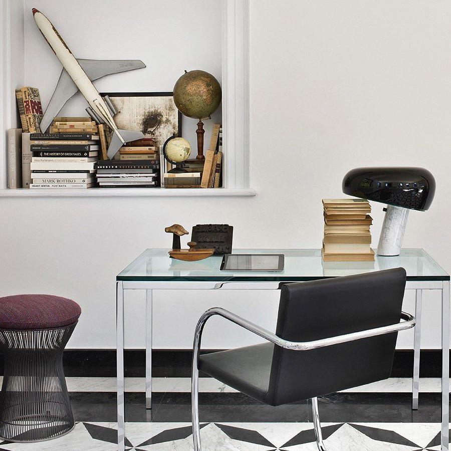 Modern Marble Table Lamp – Dimmable Lighting