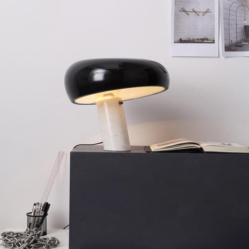 Modern Marble Table Lamp – Dimmable Lighting