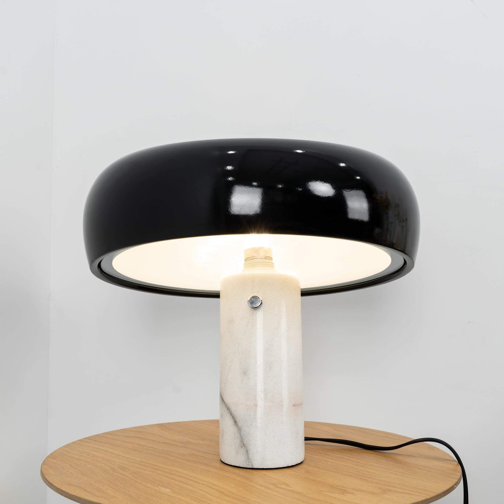 Modern Marble Table Lamp – Dimmable Lighting