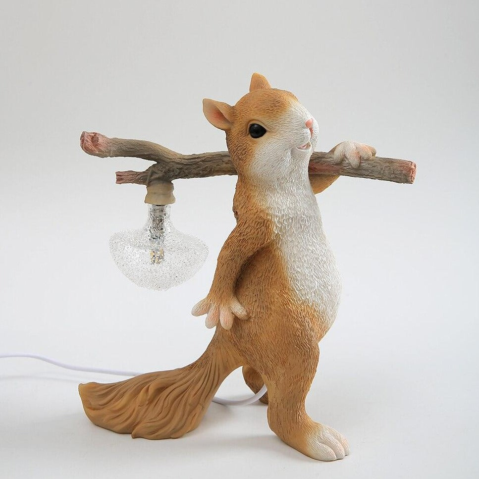 Decorative Squirrel Table Lamp