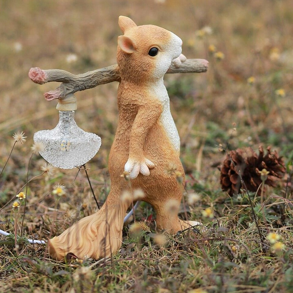Decorative Squirrel Table Lamp