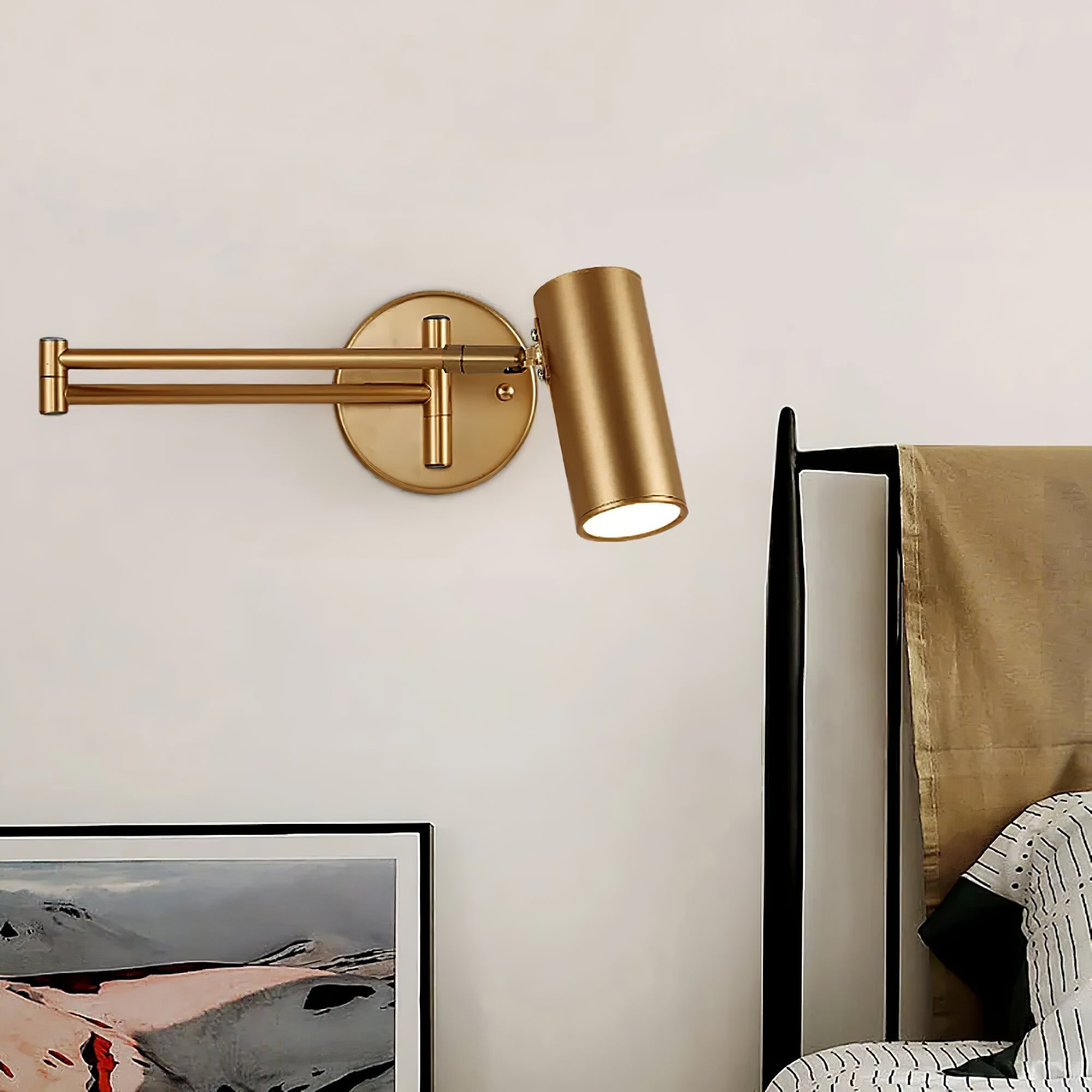Adjustable Swing Arm Wall Lamp