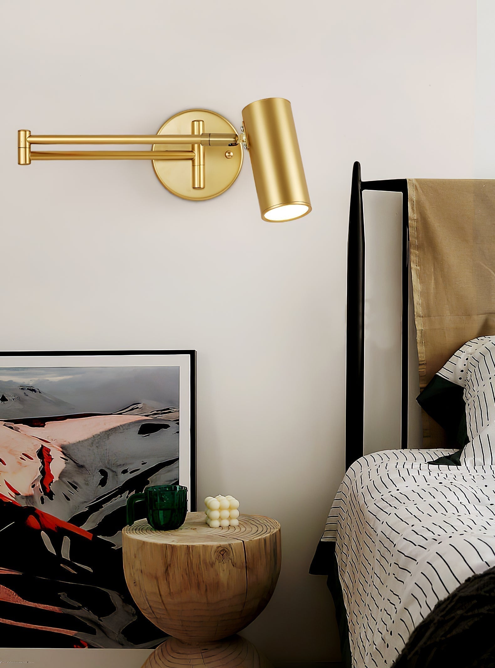Adjustable Swing Arm Wall Lamp