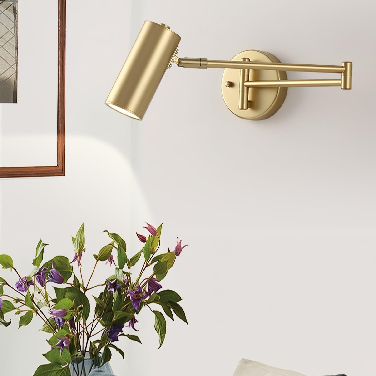 Adjustable Swing Arm Wall Lamp