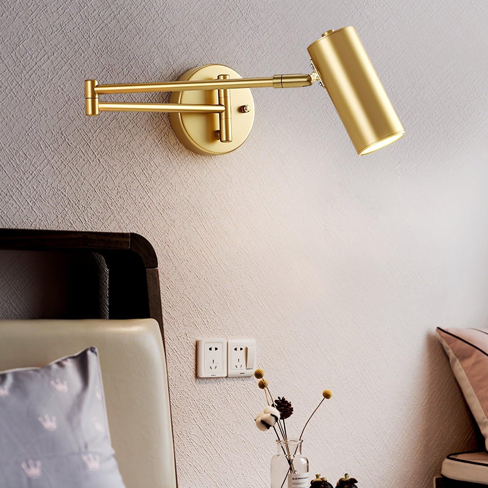 Adjustable Swing Arm Wall Lamp