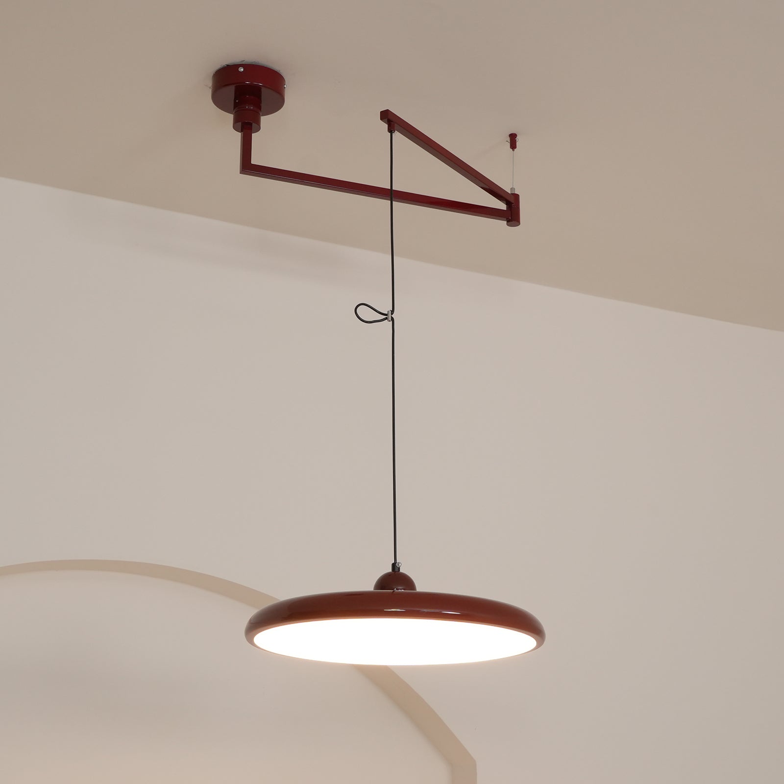 Industrial Style Pendant Lamp – Dimmable LED Adjustable Arm