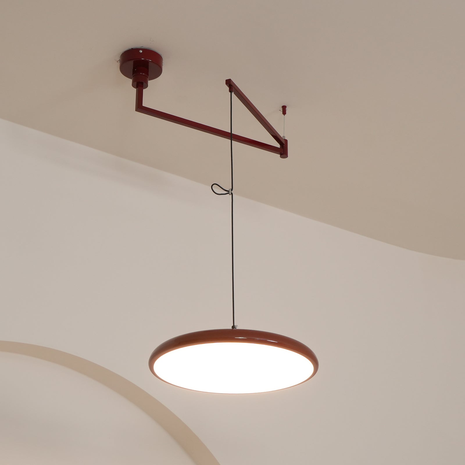 Industrial Style Pendant Lamp – Dimmable LED Adjustable Arm