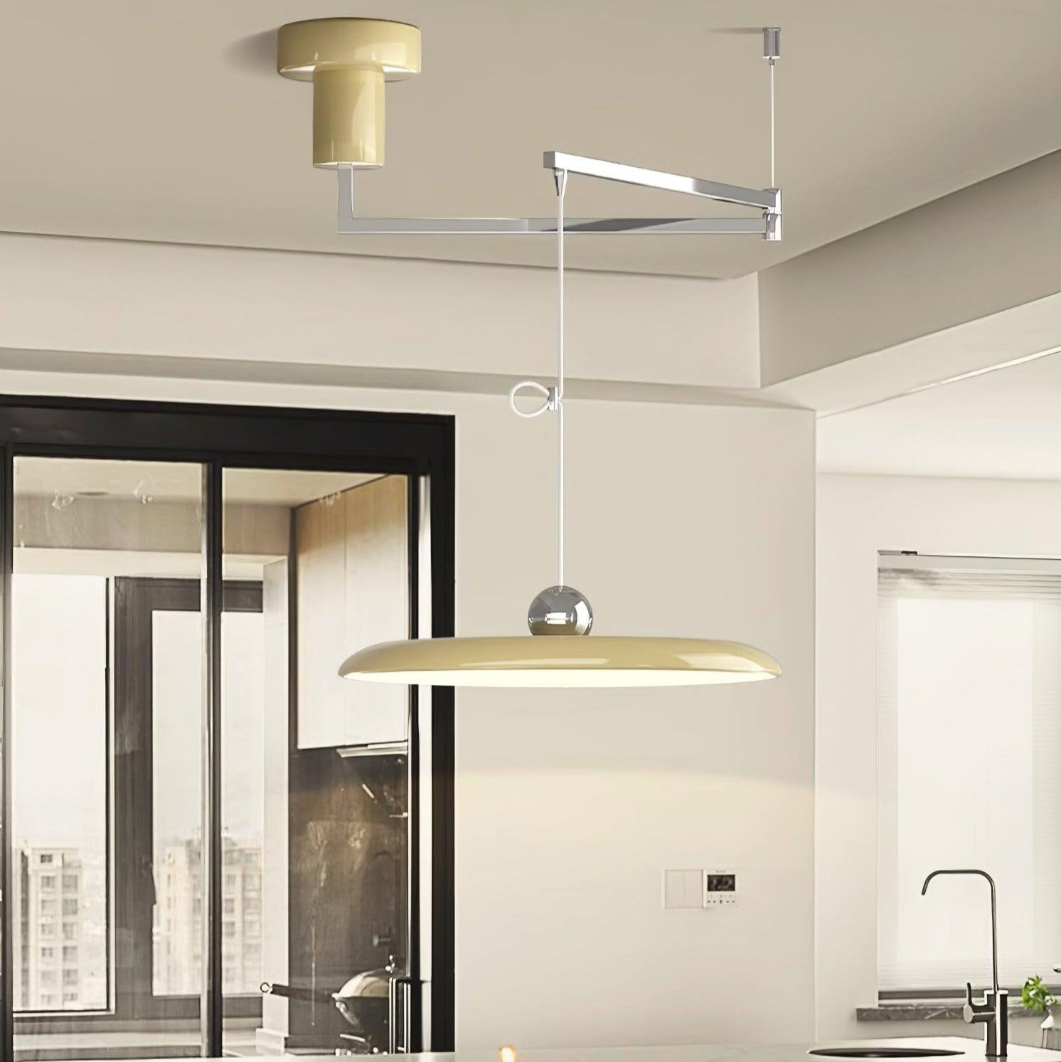 Industrial Style Pendant Lamp – Dimmable LED Adjustable Arm
