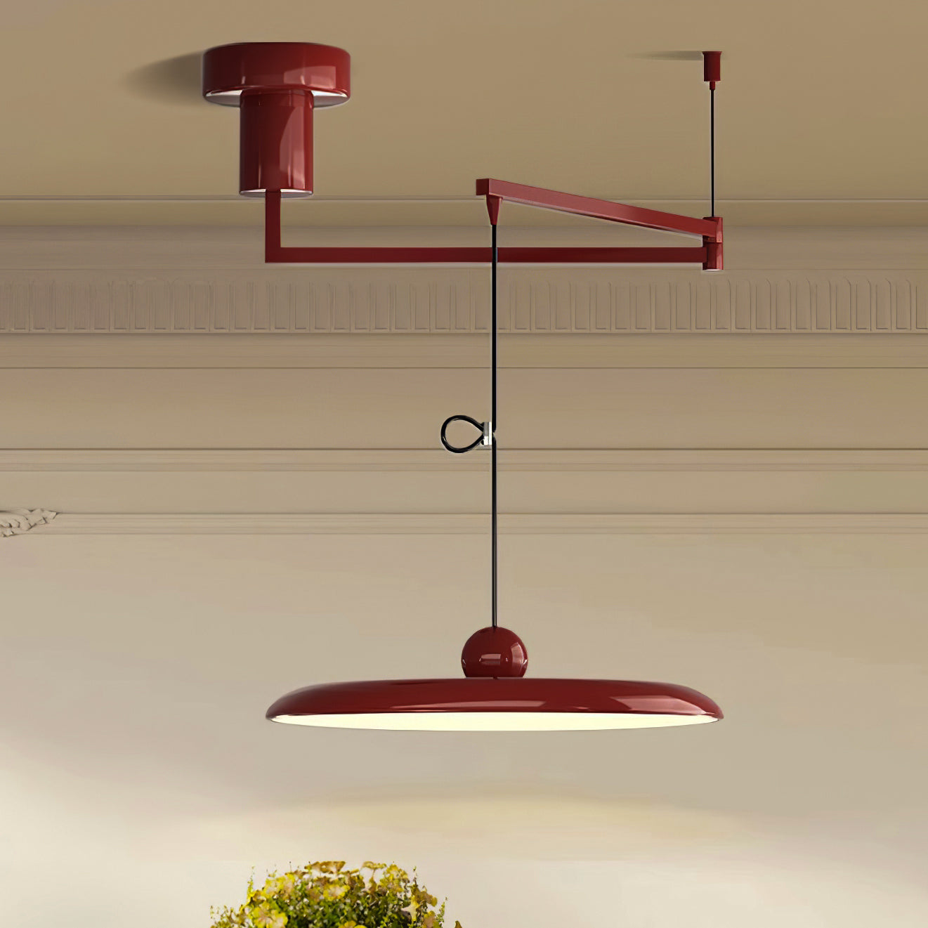 Industrial Style Pendant Lamp – Dimmable LED Adjustable Arm