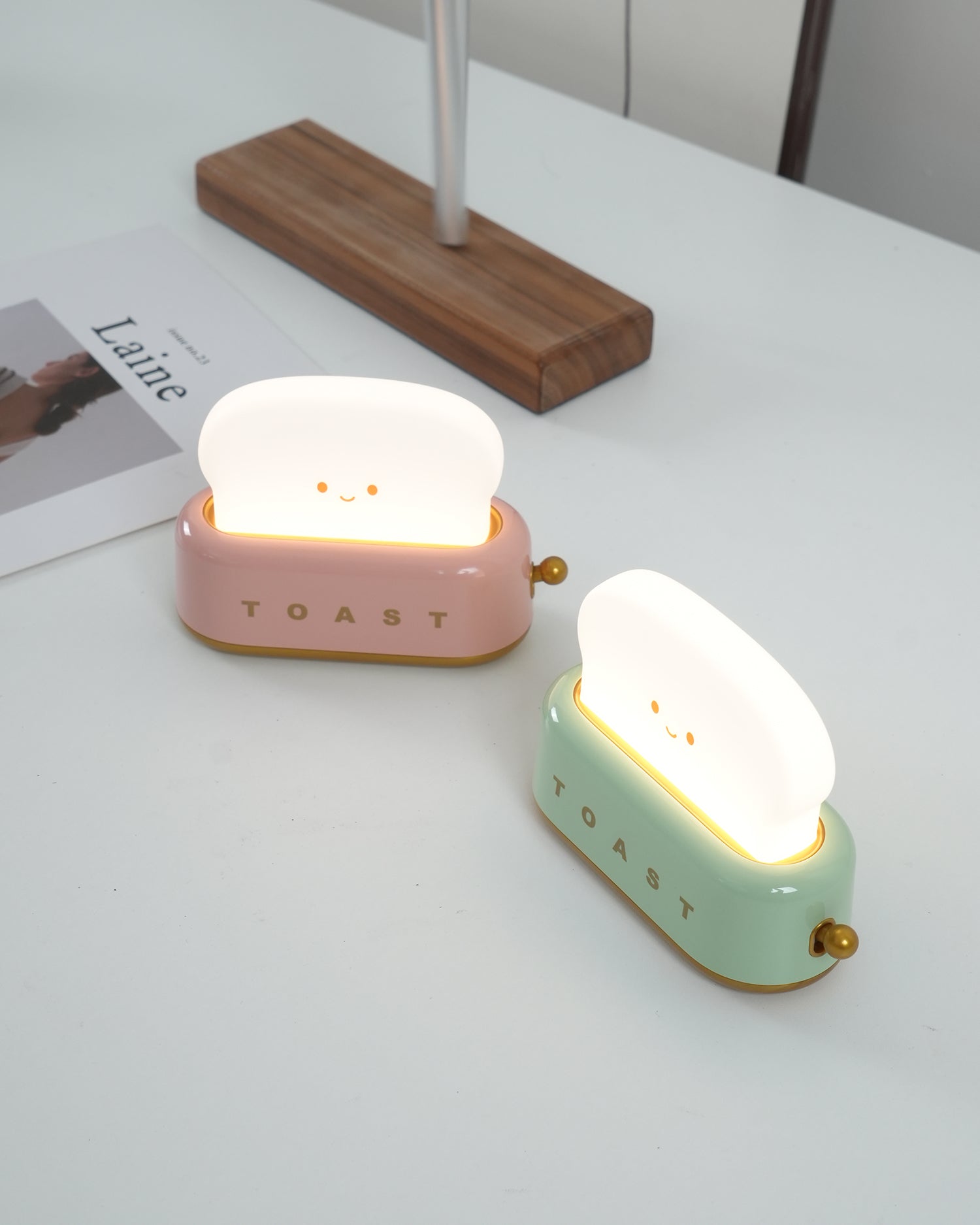 Toaster Inspired Table Lamp