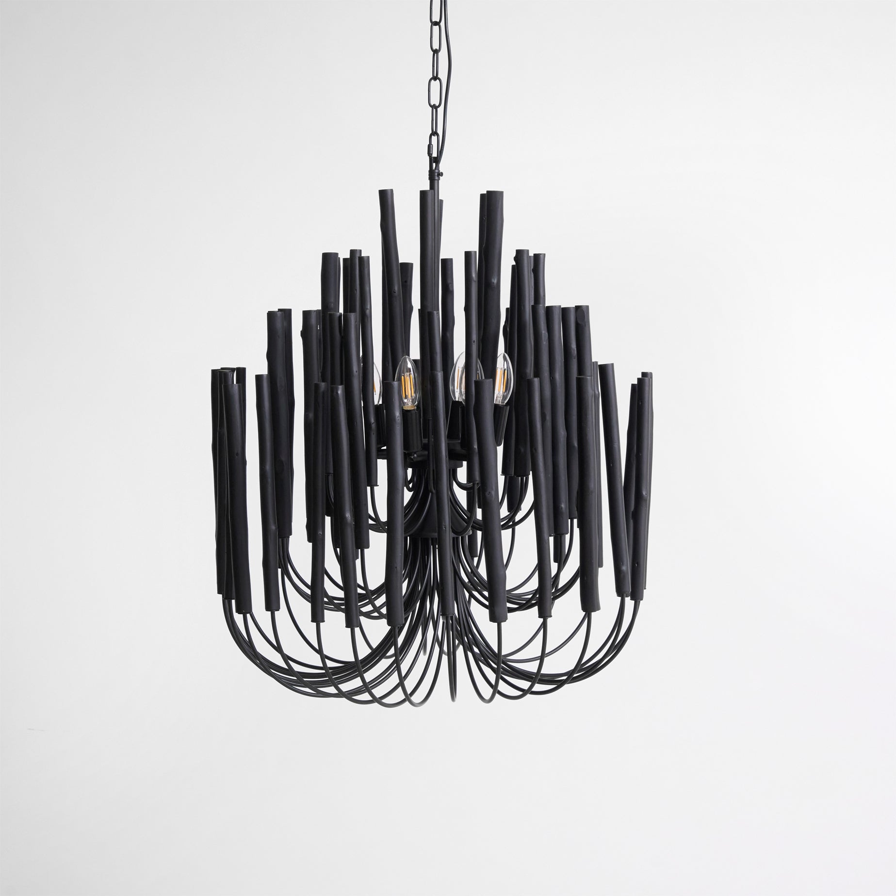Multi-Stick Ceiling Chandelier – Cluster Pendant Light