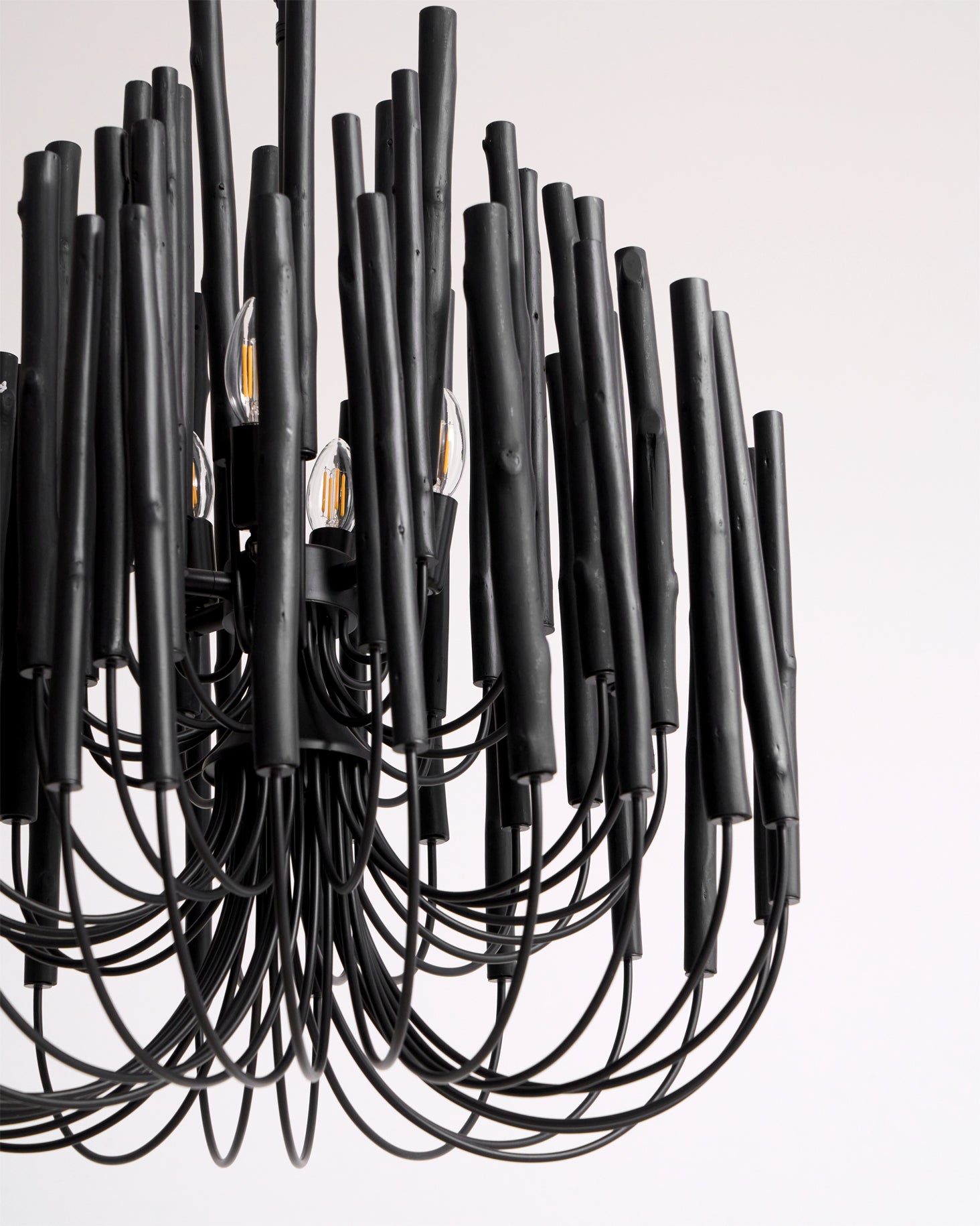 Multi-Stick Ceiling Chandelier – Cluster Pendant Light