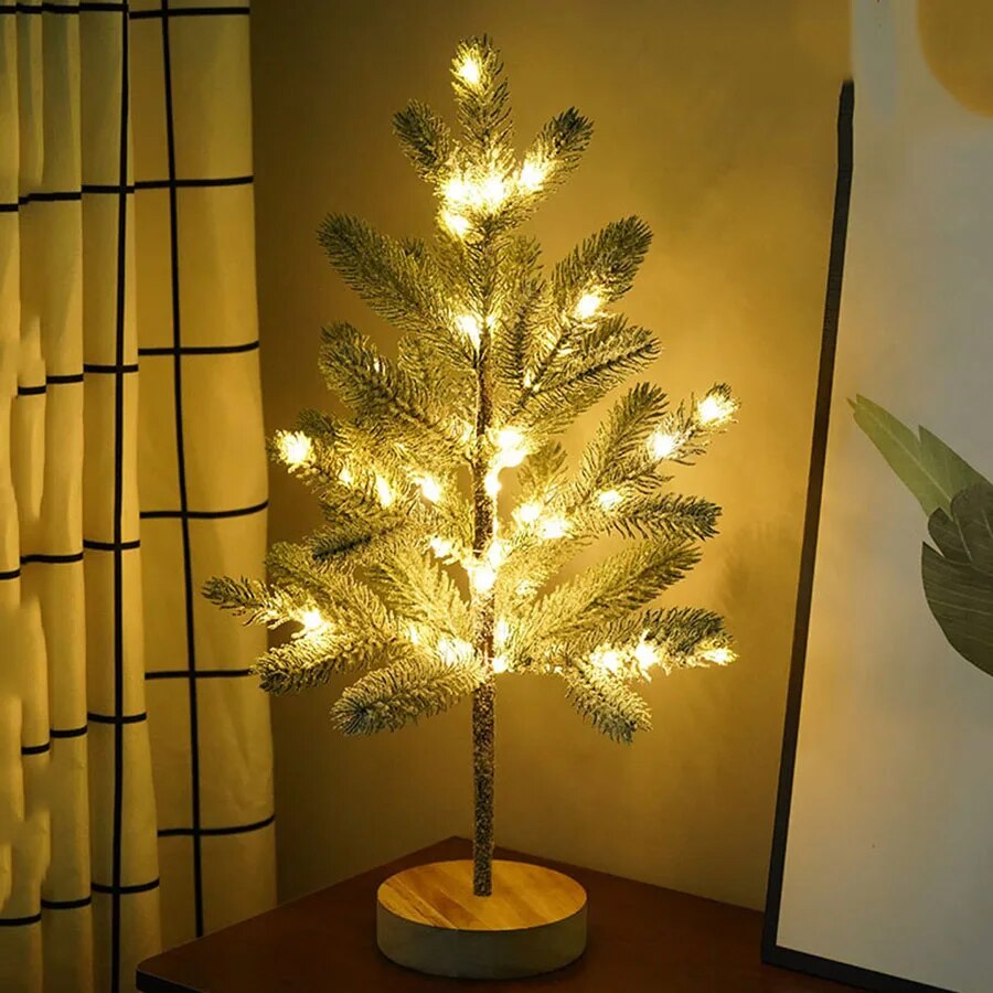 Holiday Christmas Tree Night Light – Decorative Soft Glow Lamp