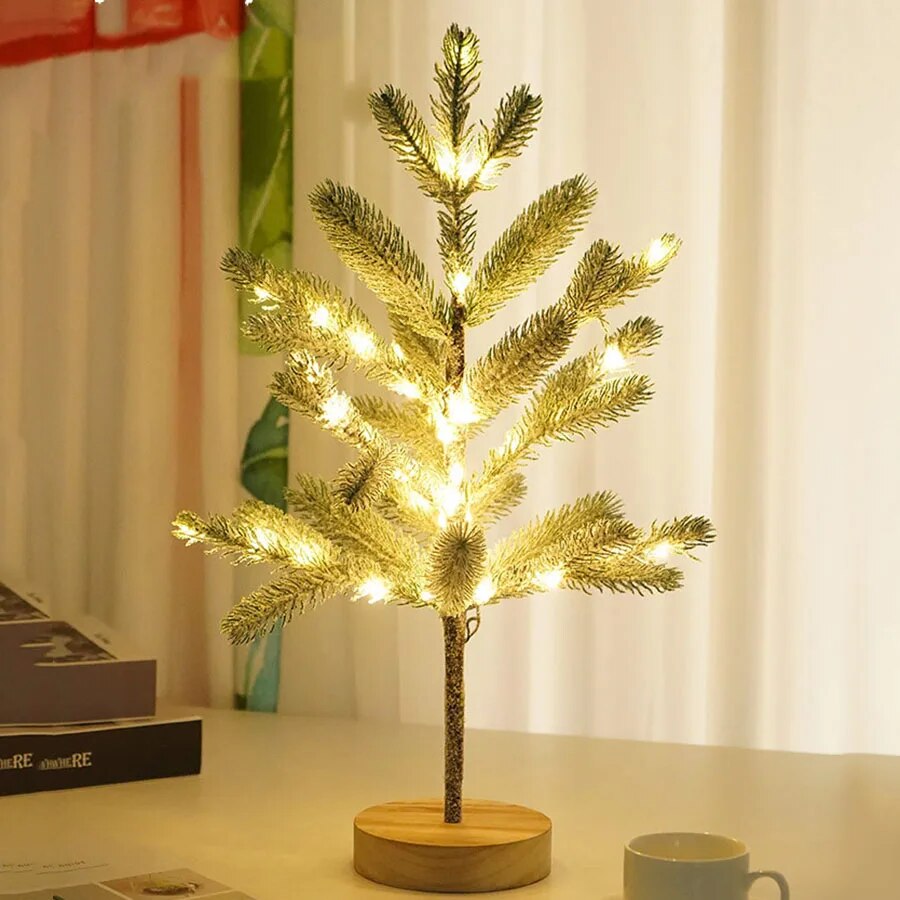 Holiday Christmas Tree Night Light – Decorative Soft Glow Lamp