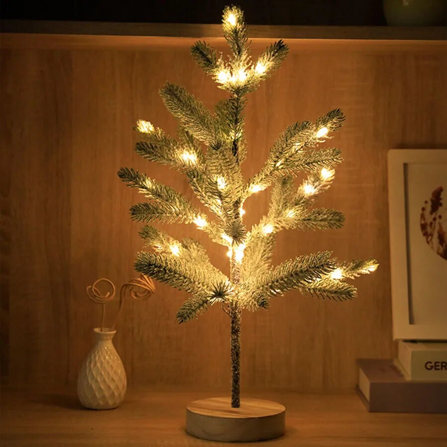 Holiday Christmas Tree Night Light – Decorative Soft Glow Lamp