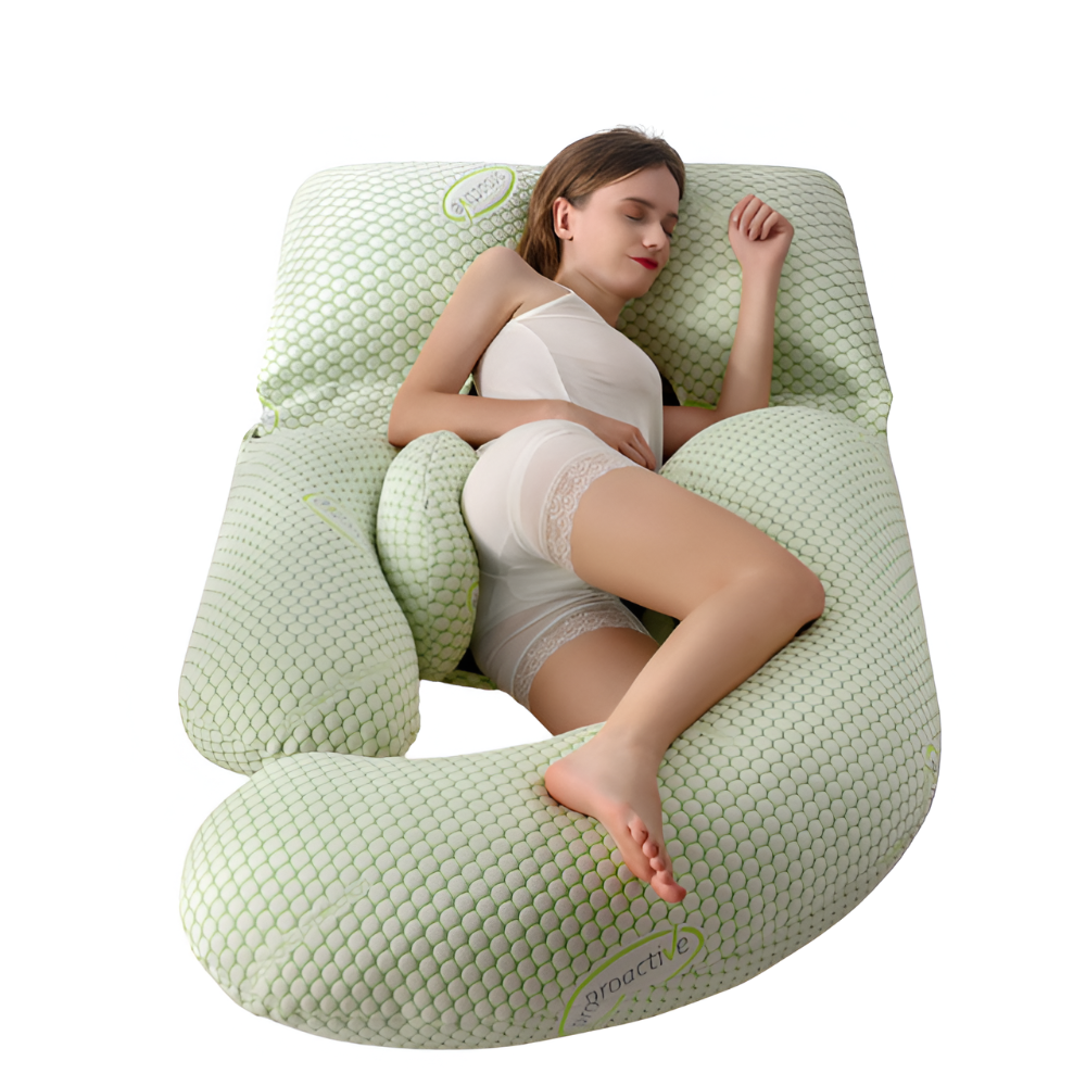 U-Shaped Full-Body Support Pregnancy Pillow