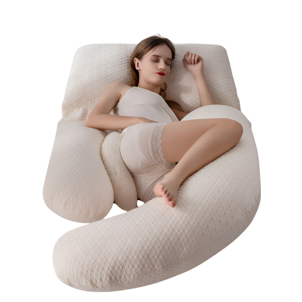 U-Shaped Full-Body Support Pregnancy Pillow