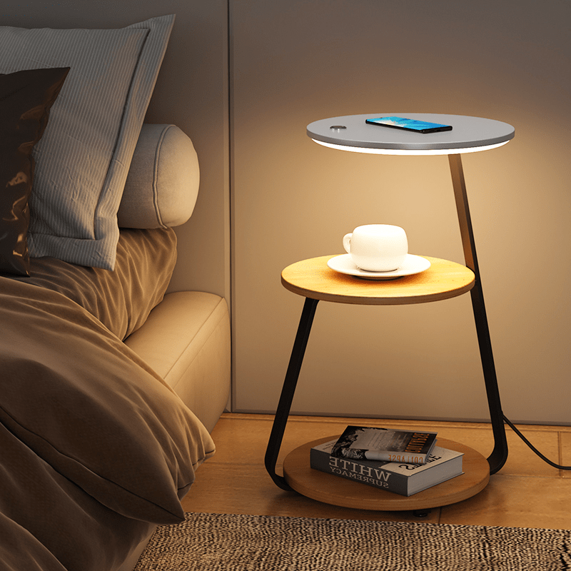 Double Layered Bedside Table Lamp