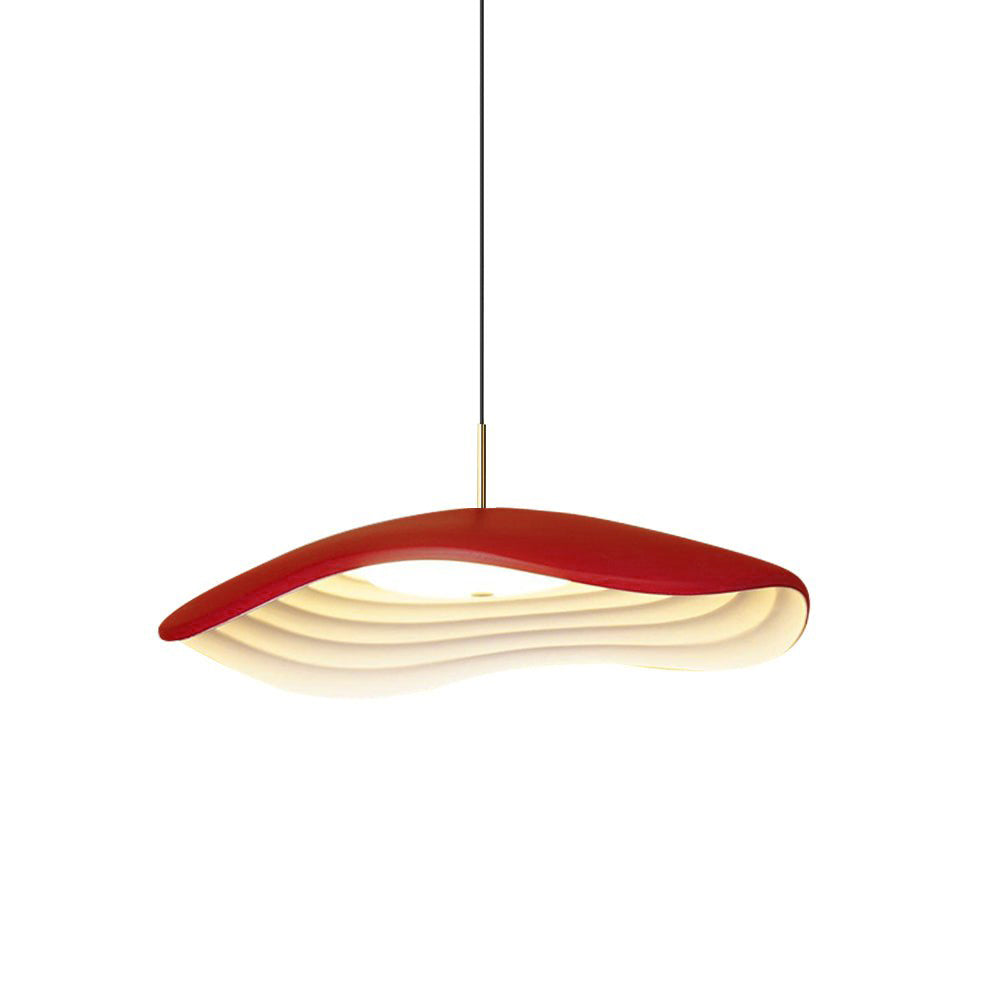 Sleek Resin Pendant Light – Sloped Ceiling Light Fixture