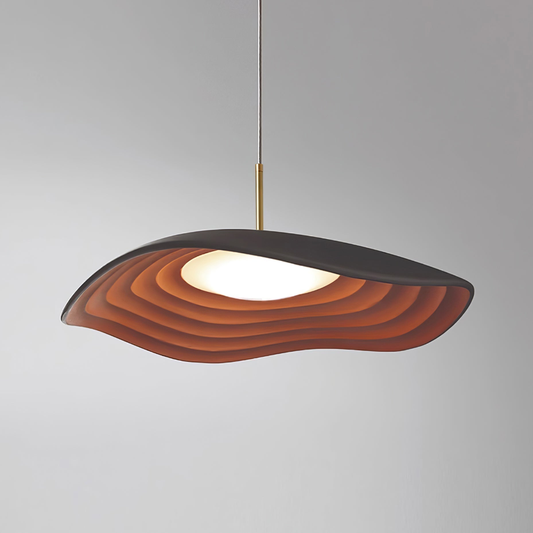 Sleek Resin Pendant Light – Sloped Ceiling Light Fixture