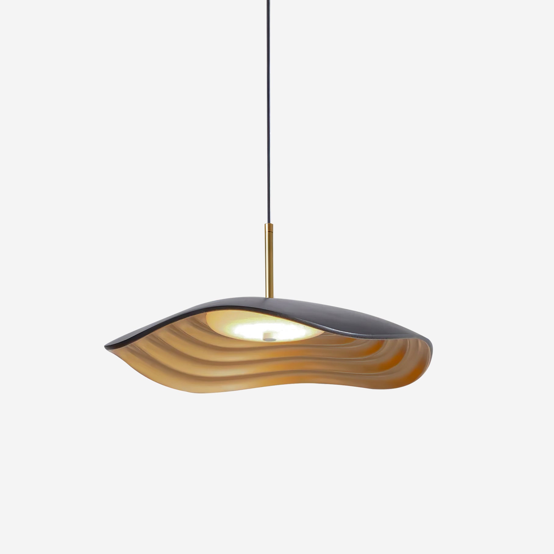 Sleek Resin Pendant Light – Sloped Ceiling Light Fixture